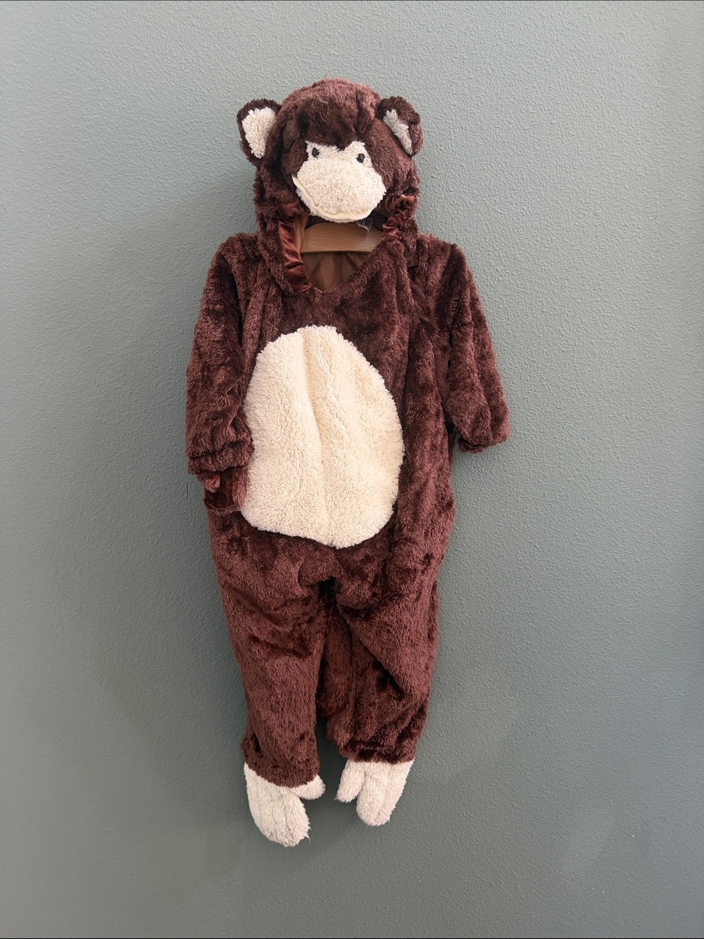 Toddler Monkey Costume Sz 2-3T Silky Soft